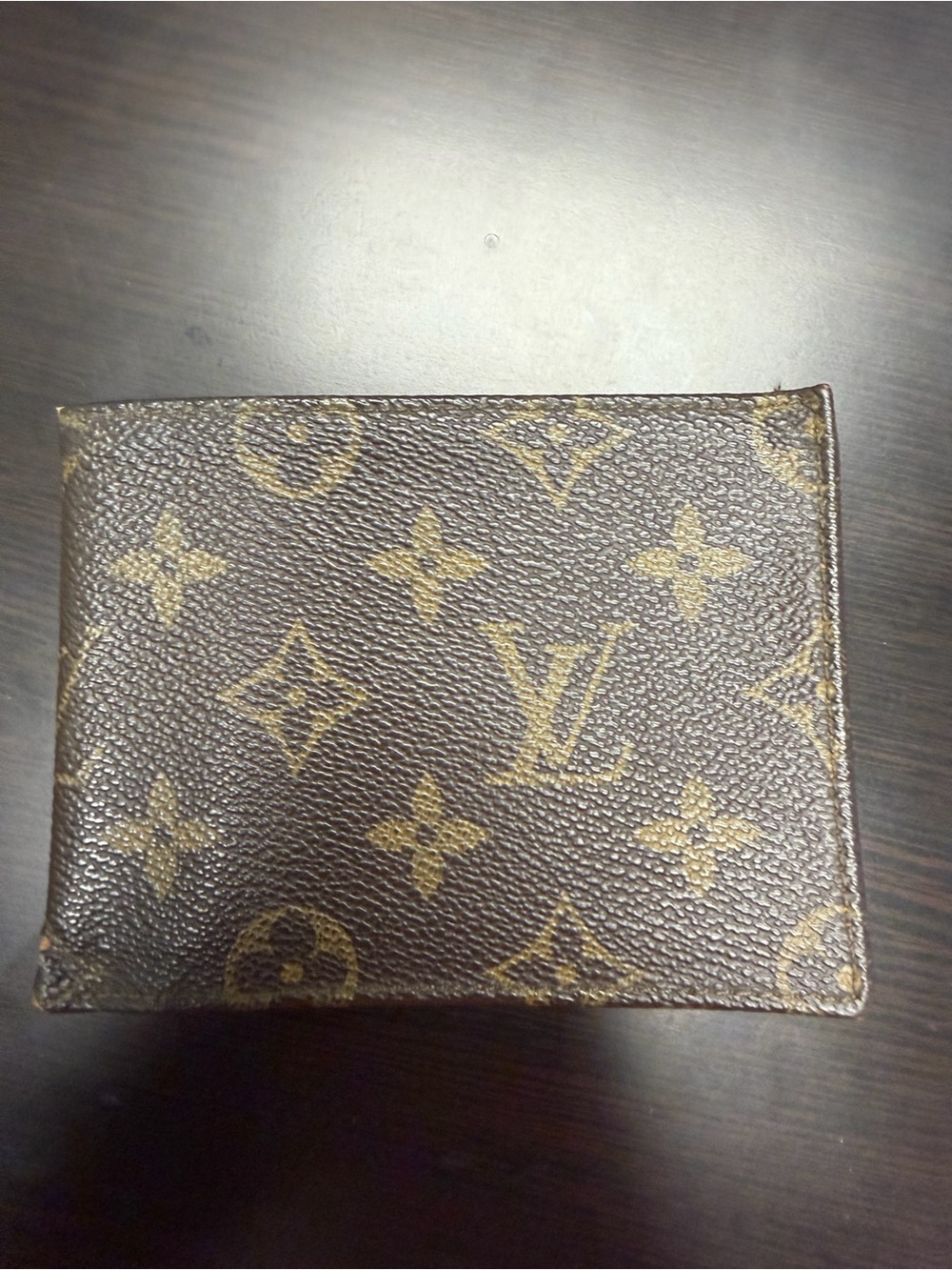 AUTHENTIC Vintage Louis Vuitton Monogram Bifold Wallet + Entrupy Certificate